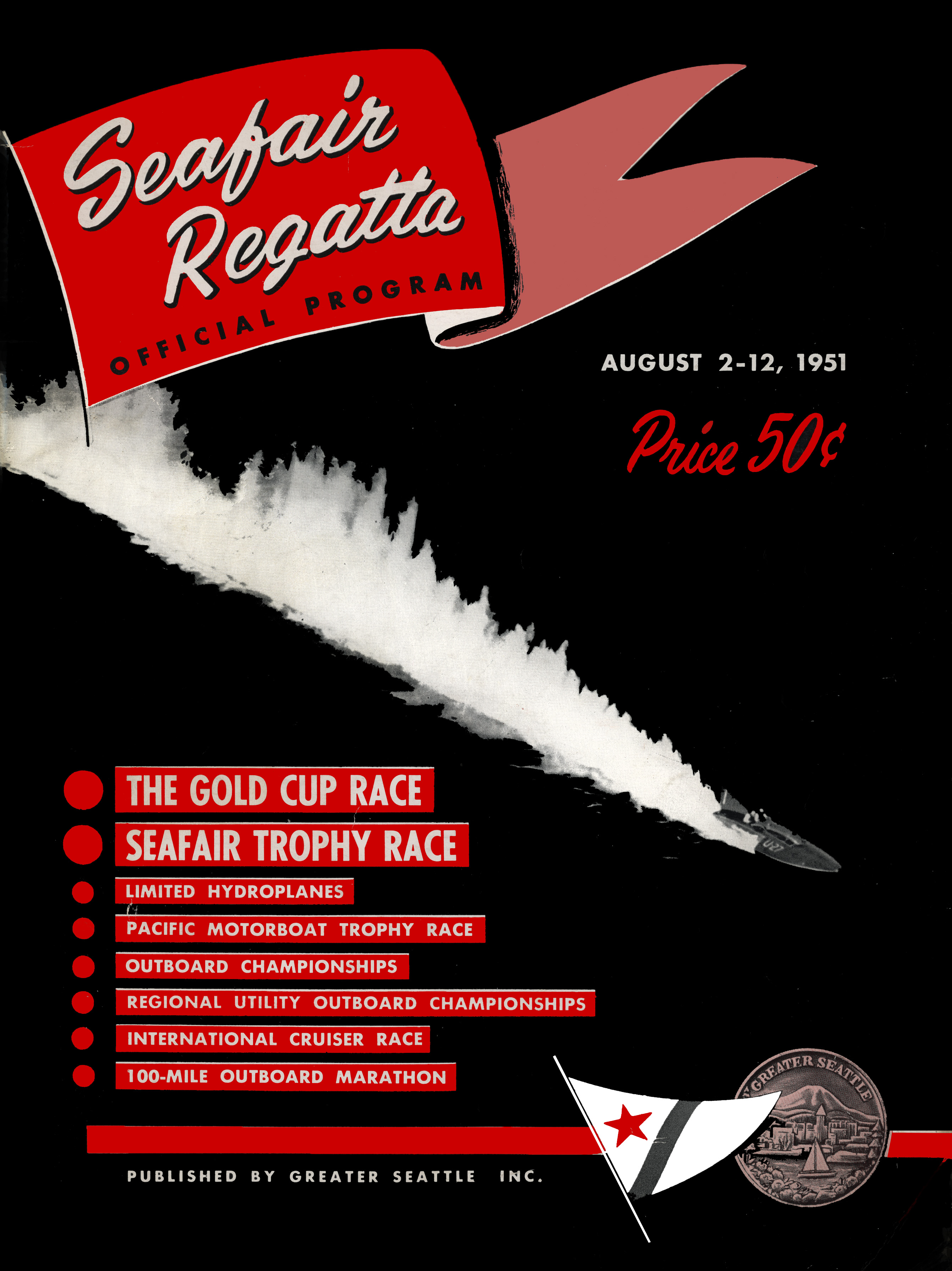 1951 APBA Gold Cup Programme Guide