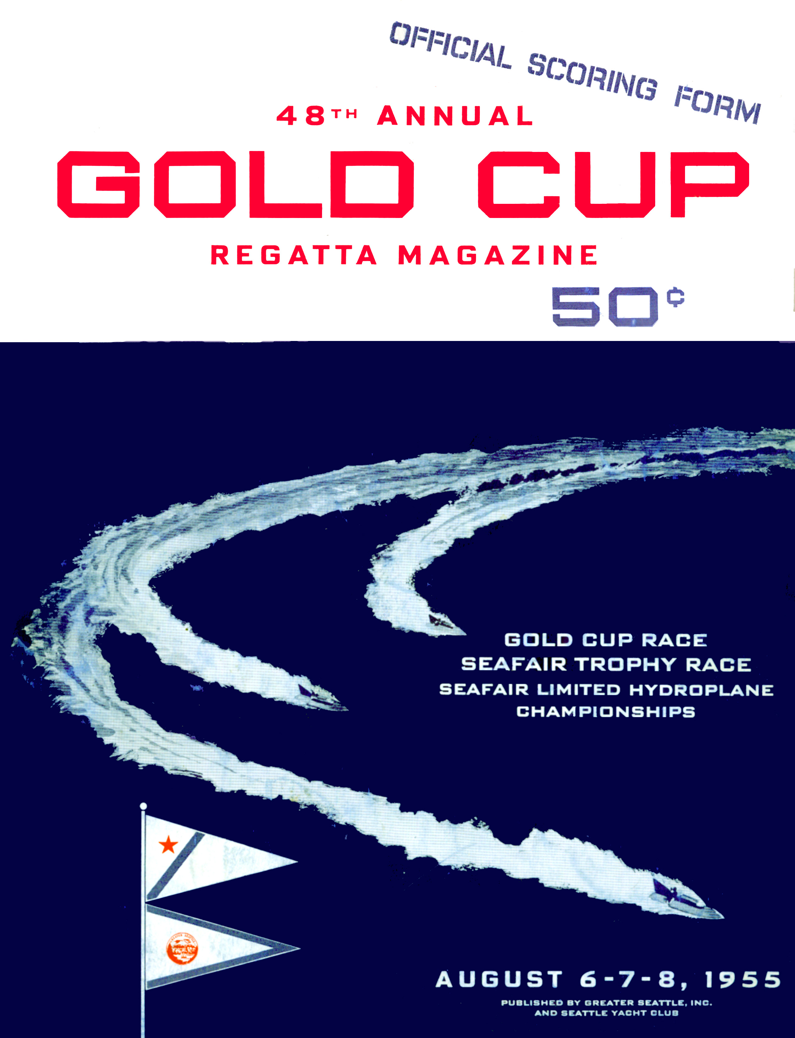 1955 APBA Gold Cup Programme