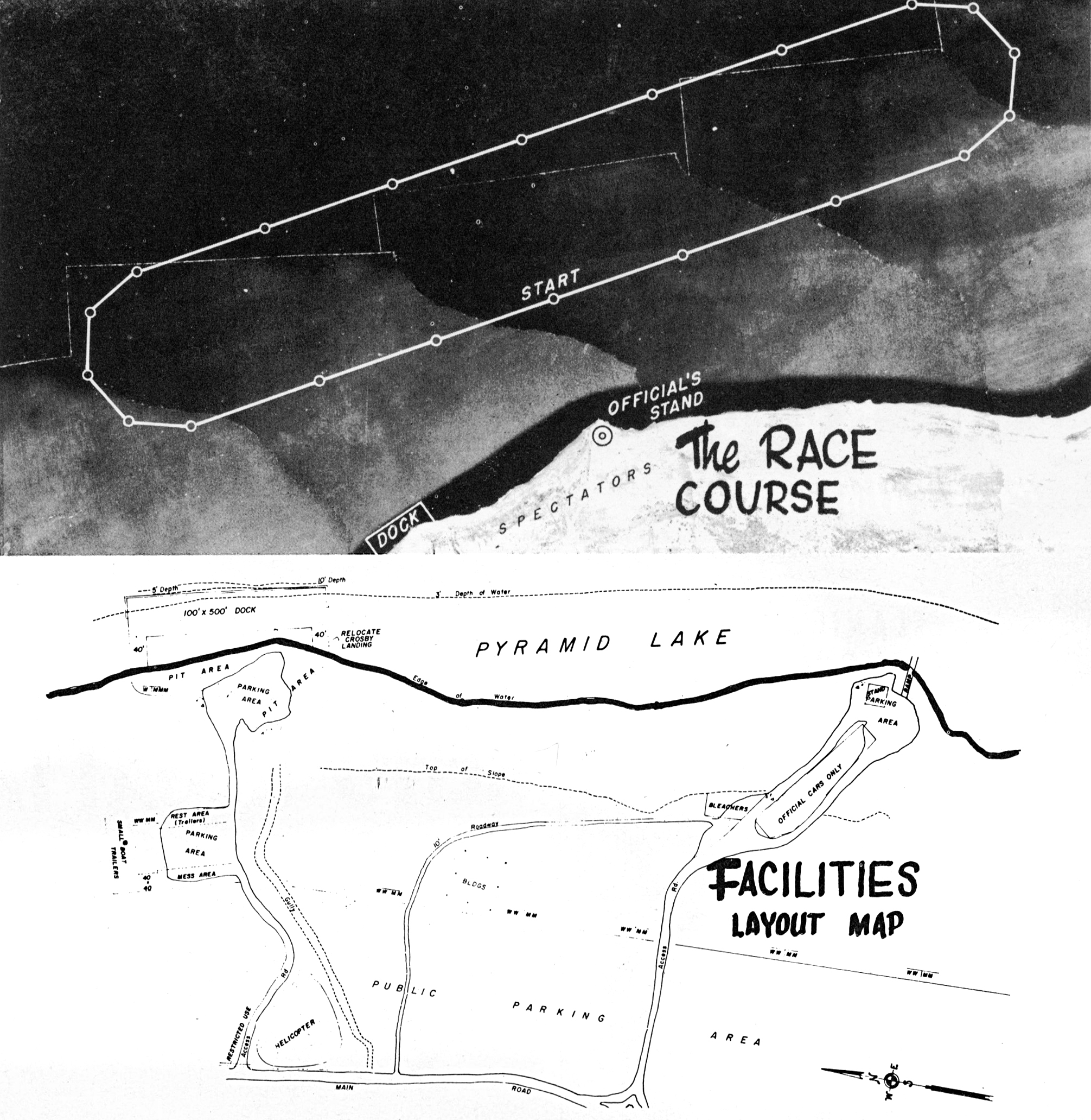 The Race Course and Facilities Layout Map