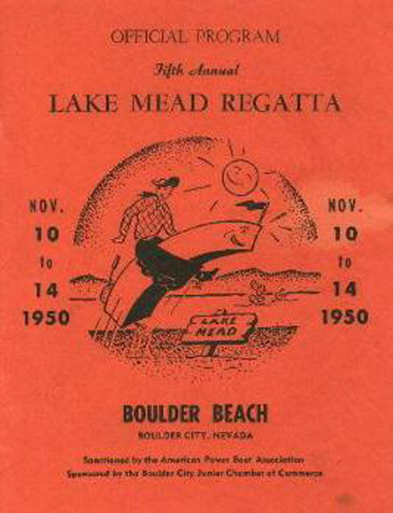 1950 Lake Mead Regatta Programme Guide