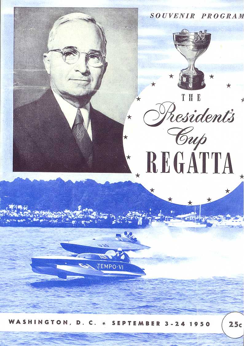 1950 Presidents Cup Regatta Programme Guide