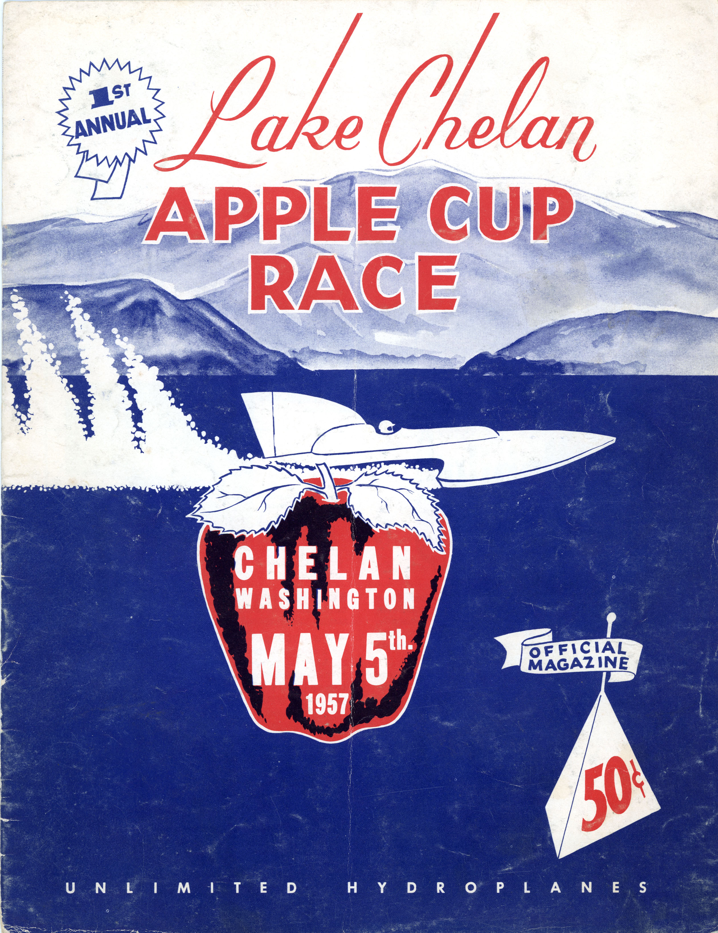 1957 Apple Cup Programme