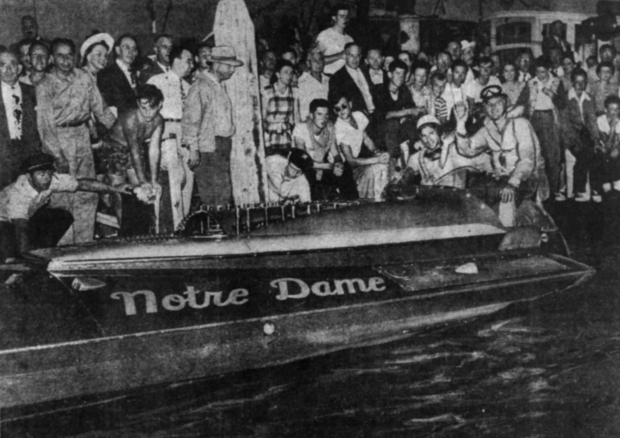 Notre Dame -- at the End of an Exciting Race