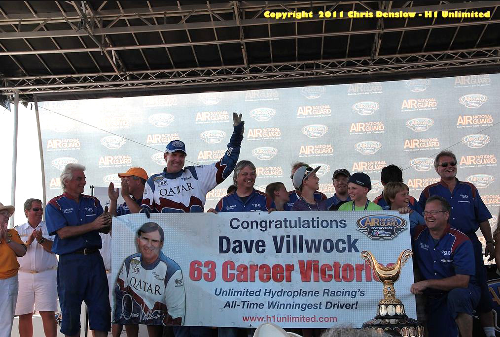 Dave Villwock wins 63 to surpass Bill Muncey as top winner of all time 
- Chris Denslow Photo