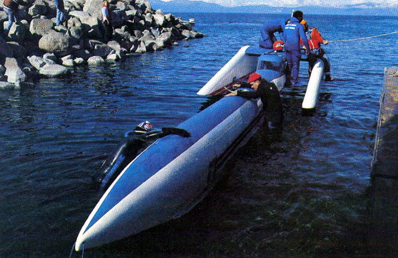 U.S. Discovery II preparing to go out at Tahoe