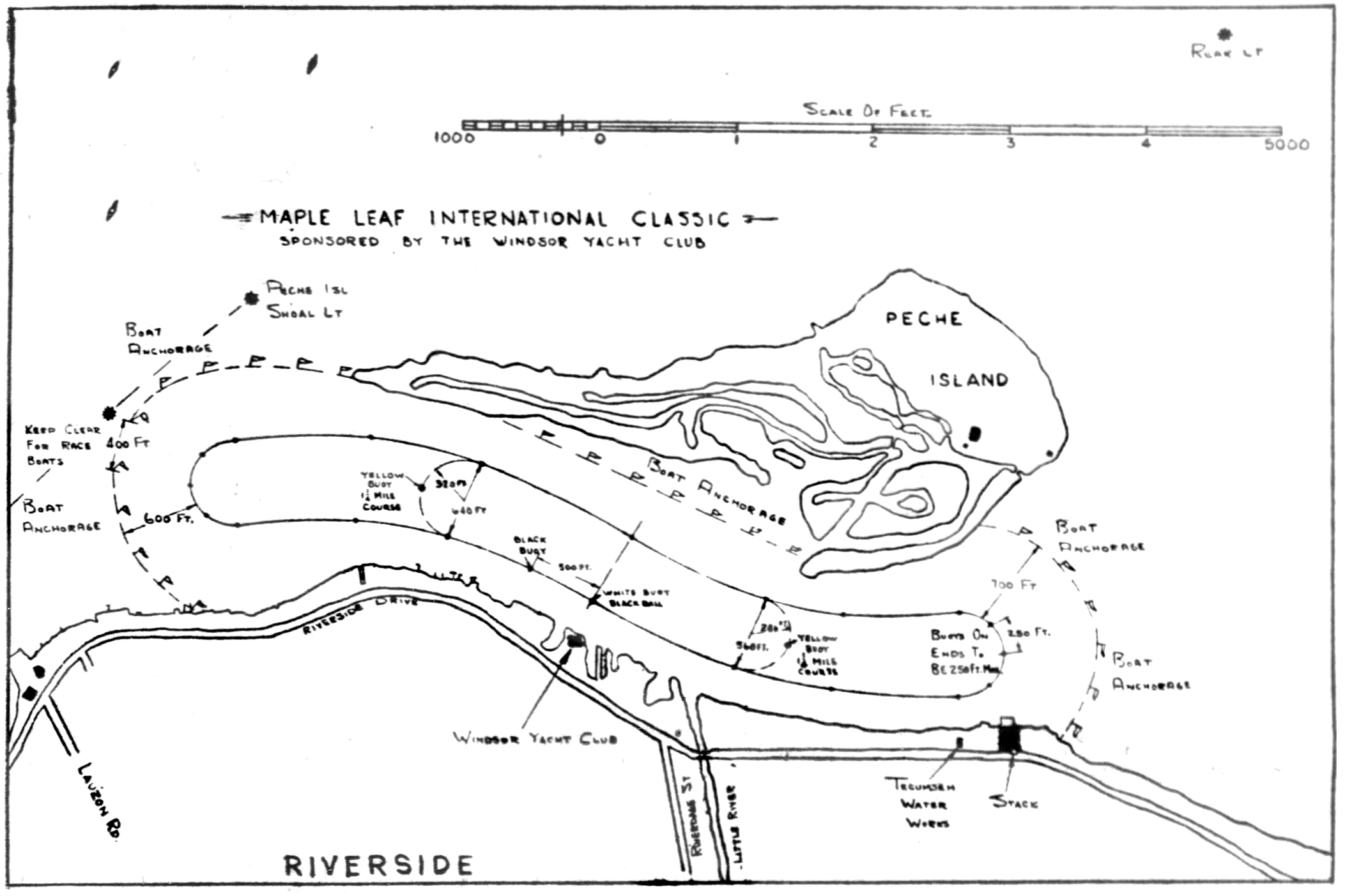 Here is a map showing the course