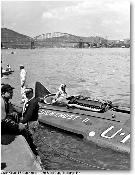 Such Crust II driven by Dan Arena, 1950 Steel Cup, Pittsburgh