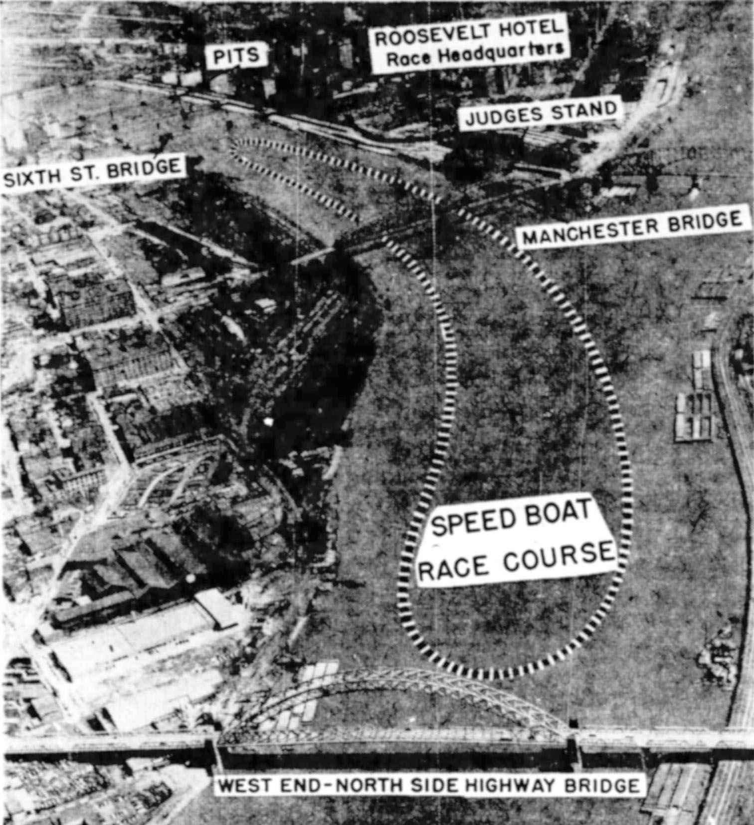 1951 Steel Cup Course Map