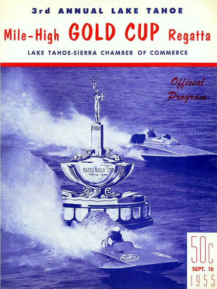 1955 Mapes Mile-High Gold Cup Programme Guide