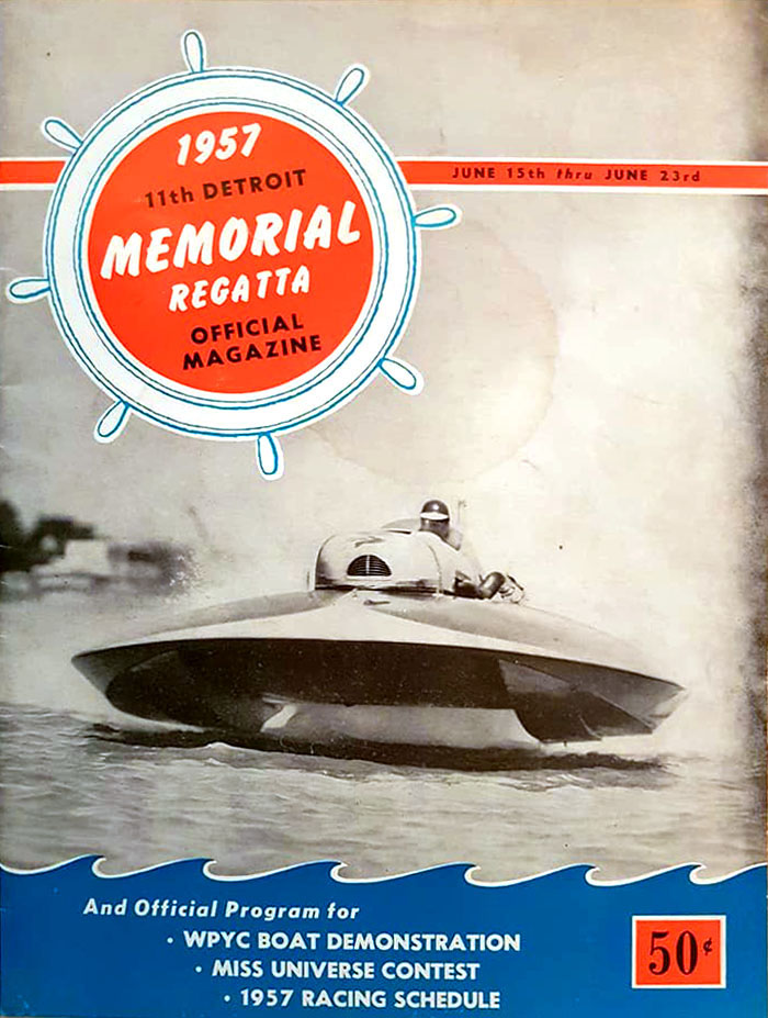 1957 Detroit Memorial Programme Cover