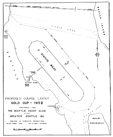1958 Course Map