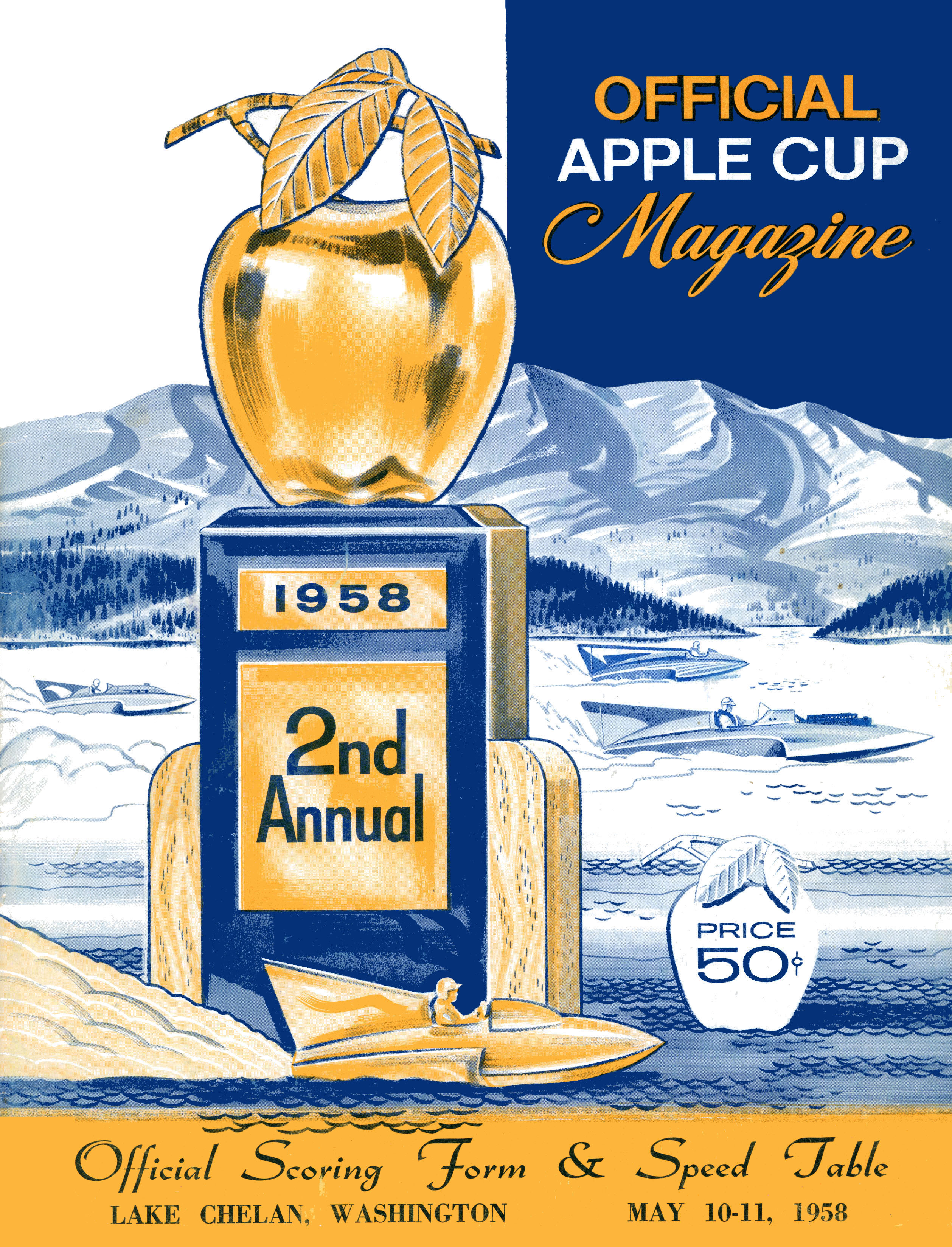 1958 Apple Cup Magazine