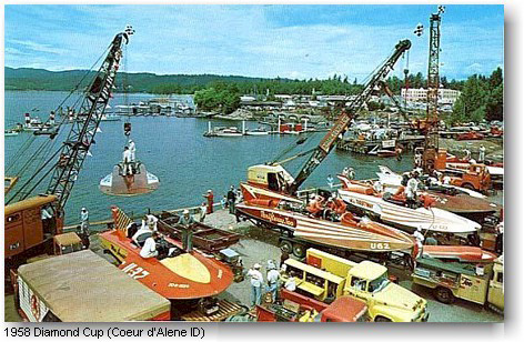 The pits at Coeur d'Alene, Idaho, 1958