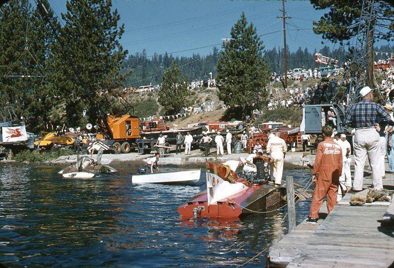 Pits at Lake Tahoe, 1958