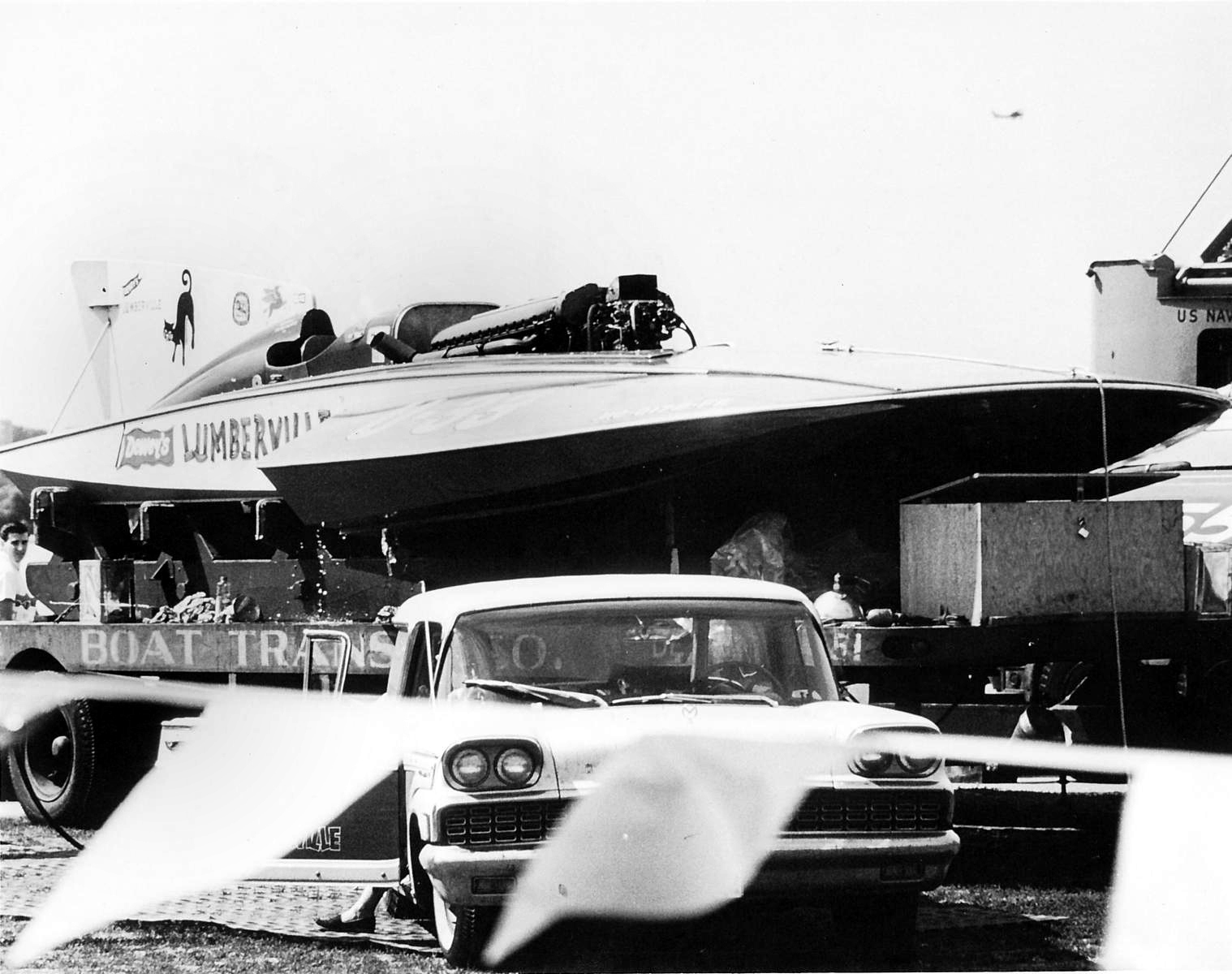 Dewey's Lumberville. Walt Kade drove