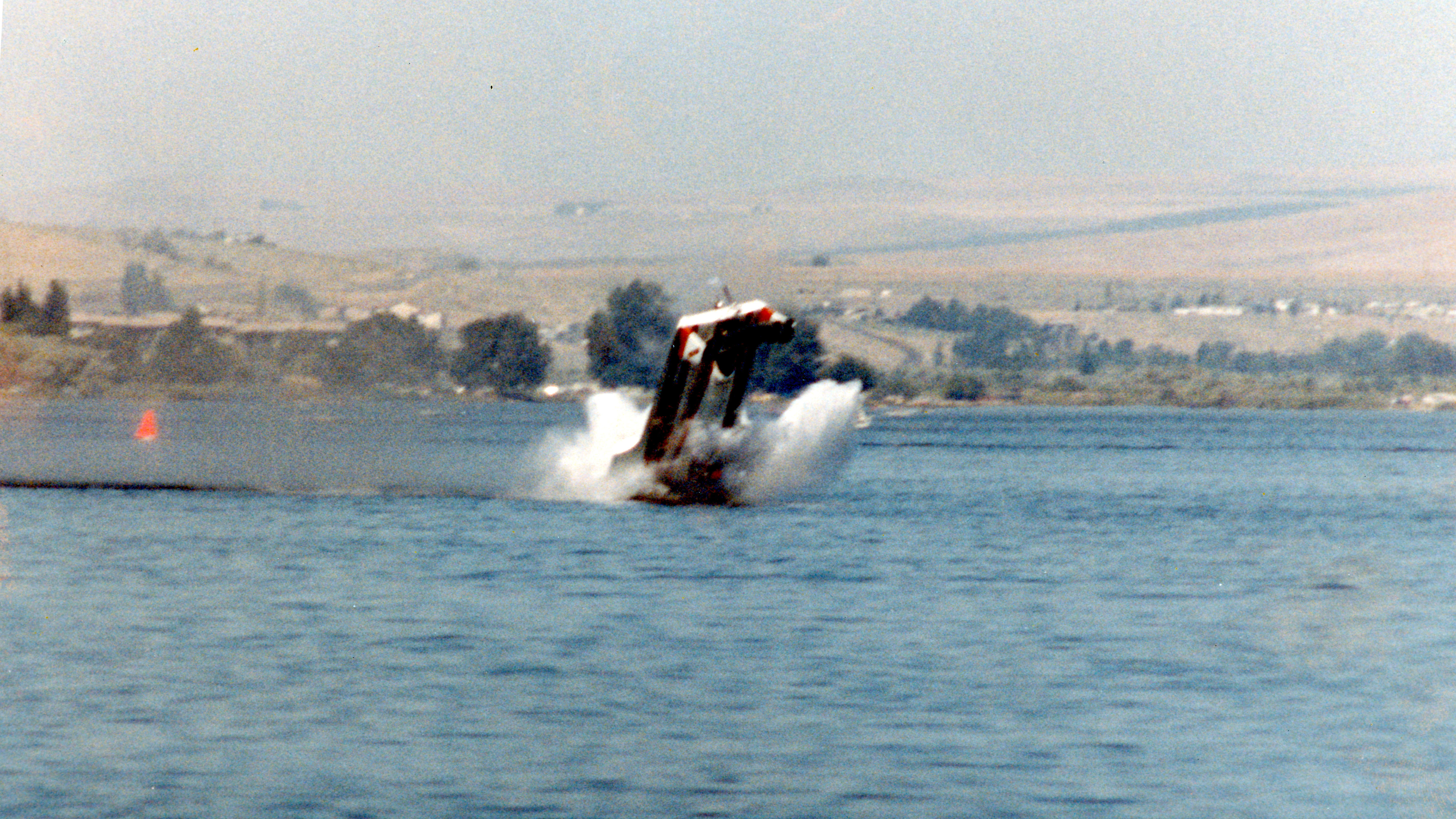 The new Pay 'N Pak hydro noses into the Columbia River