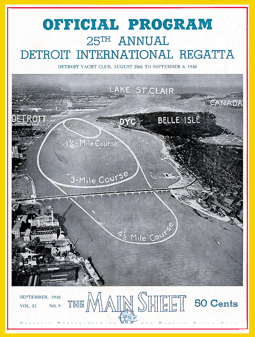 1948 Detroit International Regatta Programme Guide