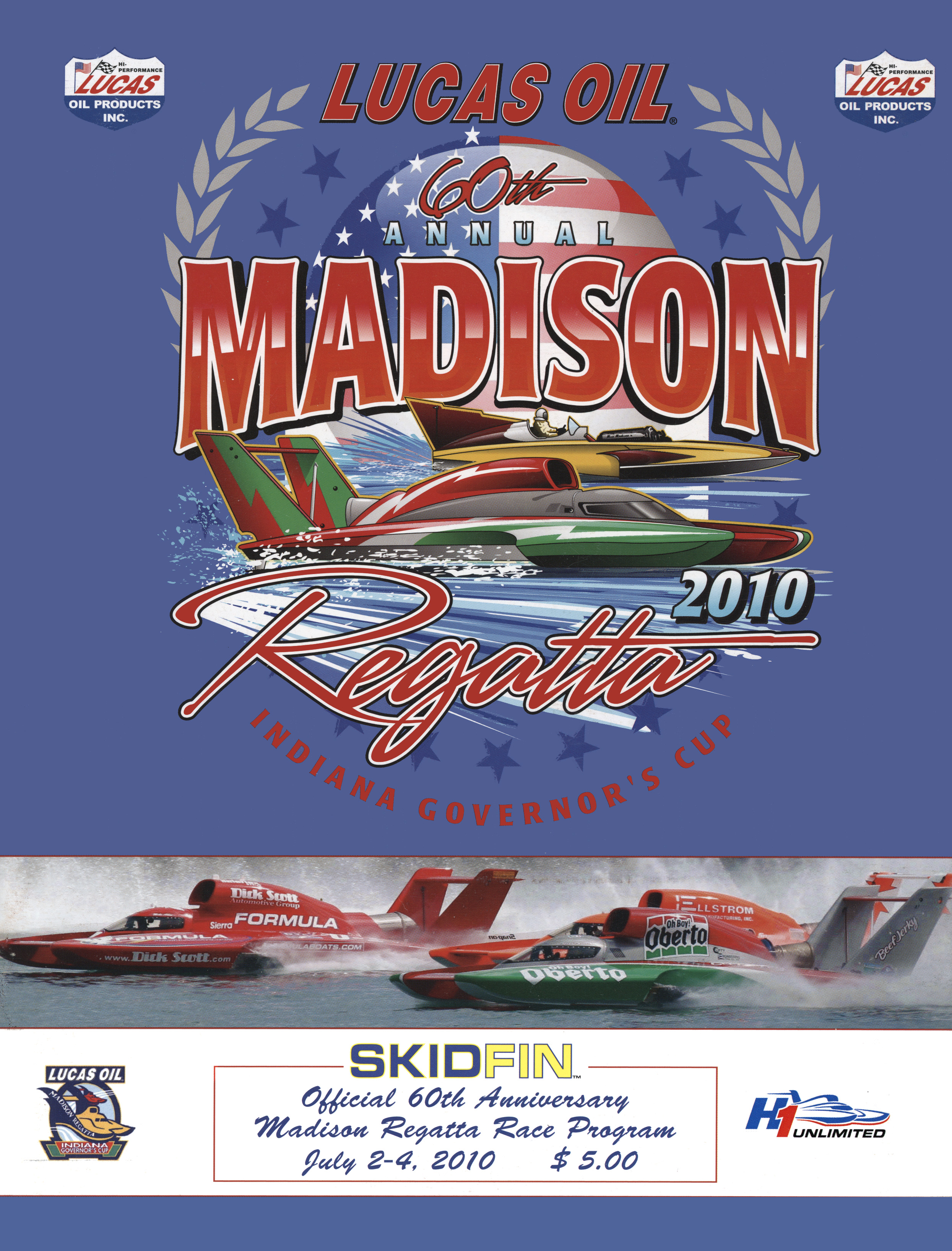 2010 Madison Regatta Programme Cover
